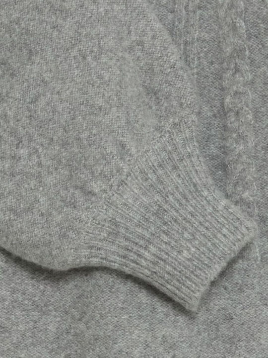 Women's Long Sleeve Sweater Grey Melange
