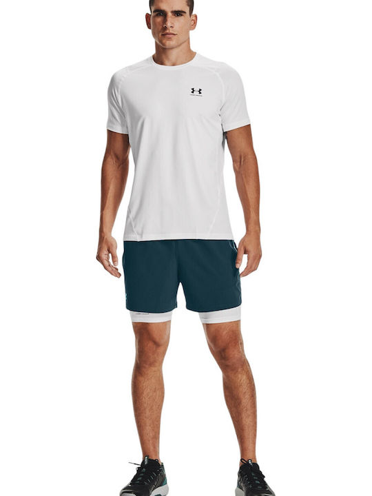 Under Armour HeatGear Ανδρικό Ισοθερμικό Σορτς Compression Λευκό
