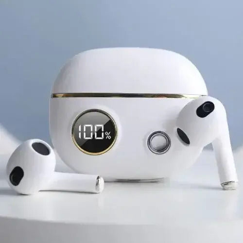 Andowl H-43 Earbud Bluetooth Handsfree Ακουστικά με Θήκη Φόρτισης Λευκά