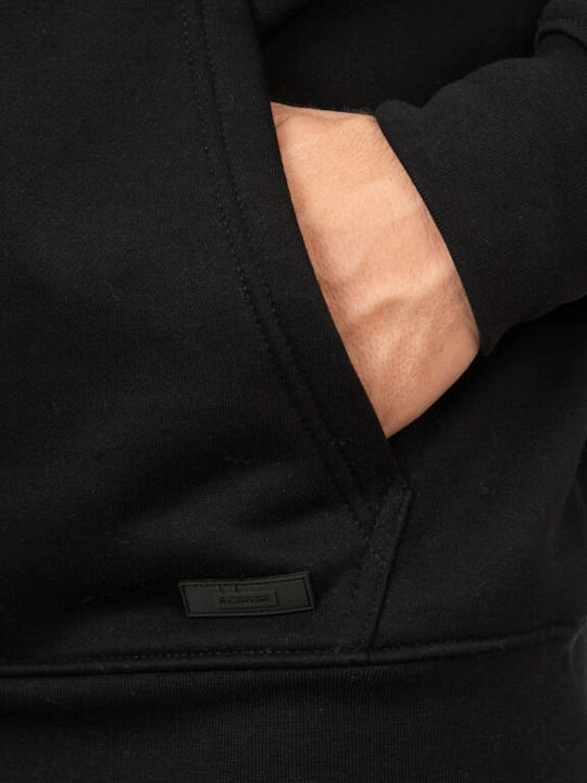 Sweatshirt with Hood Pure Black
