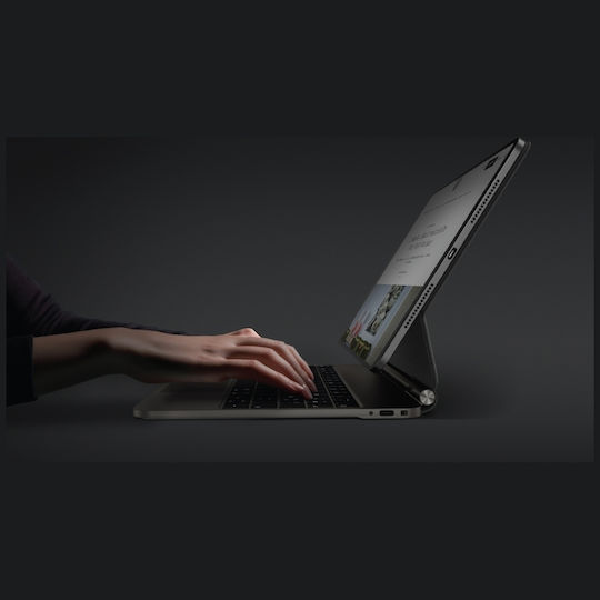 Uniq Venno Pro Flip Cover με Πληκτρολόγιο στα International English Μαύρη (iPad 2025 11")
