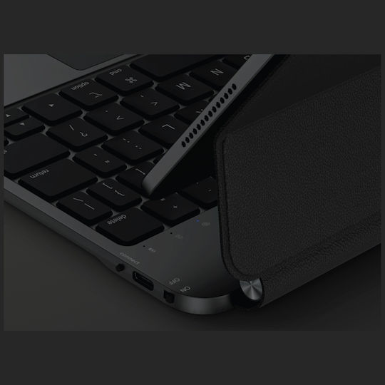 Uniq Venno Pro Flip Cover με Πληκτρολόγιο στα International English Μαύρη (iPad 2025 11")