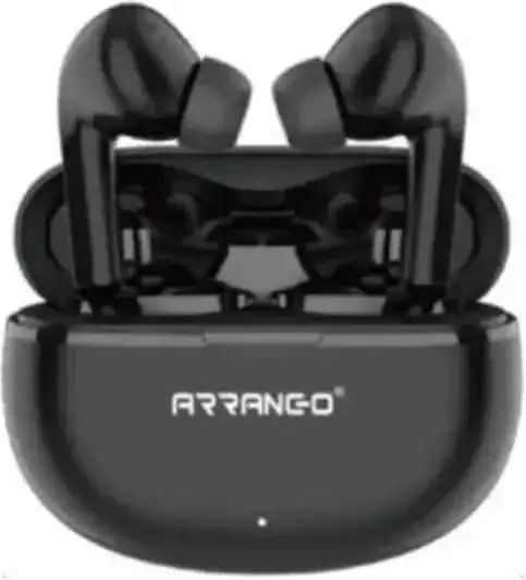Arrango AC48867 In-ear Bluetooth Handsfree Ακουστικά με Θήκη Φόρτισης Μαύρα