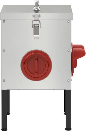 vidaXL Μεταλλική Ταΐστρα με Χωρητικότητα 15kg 41.5x20.5x33εκ.