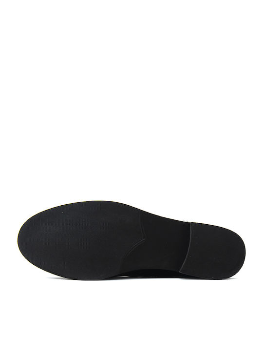 Leather Women's Ankle Boots Black