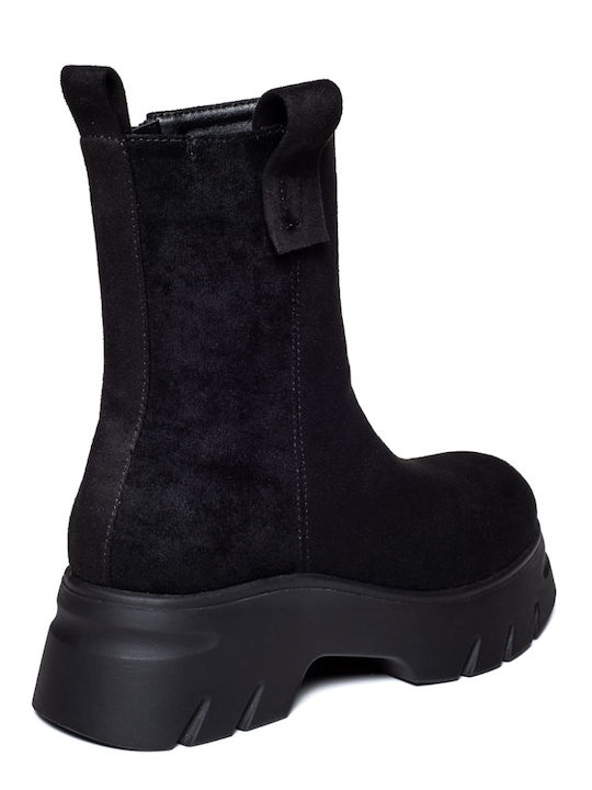 Stiefeletten Damen Schwarz