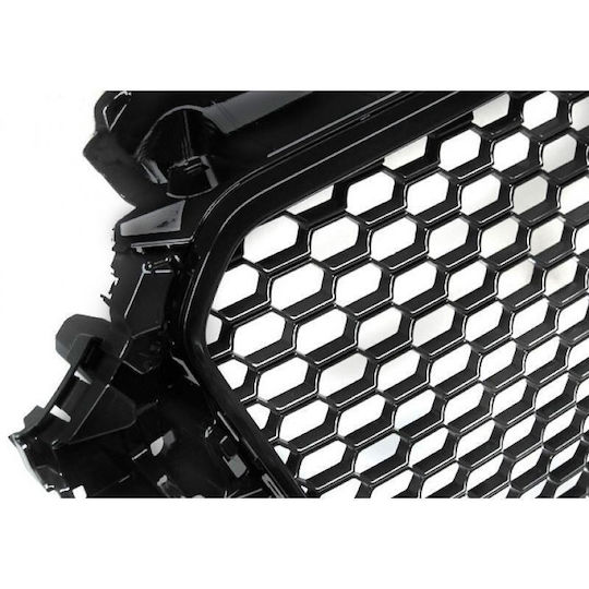 goodGo Bara Față Auto Pentru Audi A3 8V 11-16 Hatchback / Sportback RS3 Look Cu Grilă Neagră Lucioasă