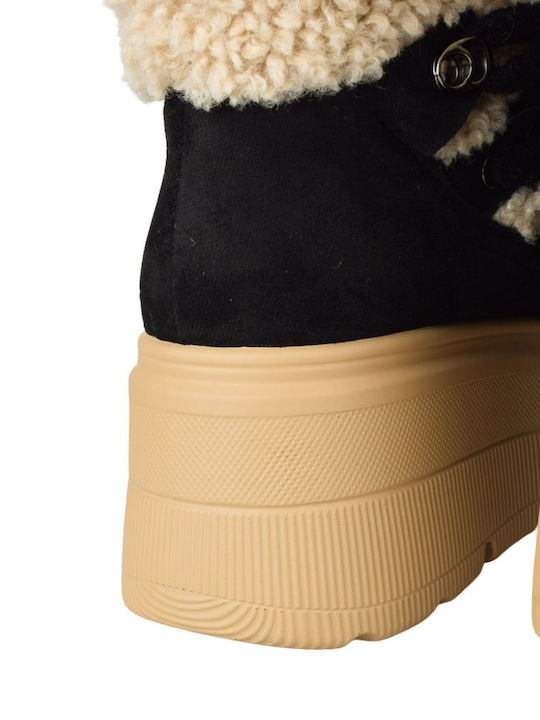Stiefeletten Damen Schwarz