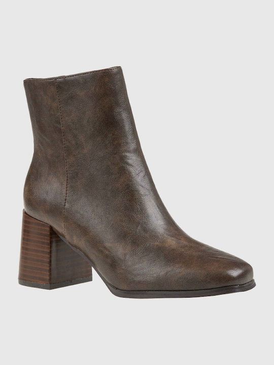 Stiefeletten Damen Braun