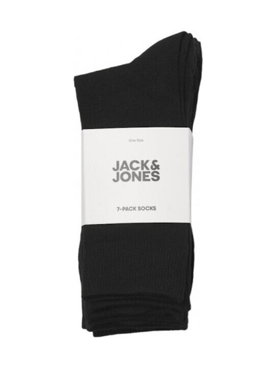 Jack & Jones Ανδρικές Κάλτσες Black 7Pack