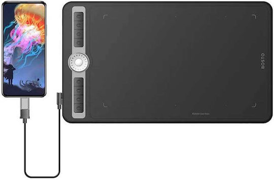 Bosto T1060 Графичен таблет без дисплей Черен