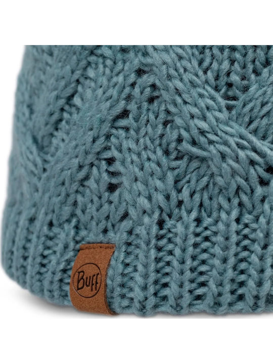 Caryn Beanie Unisex Fleece Σκούφος Πλεκτός σε Γκρι χρώμα