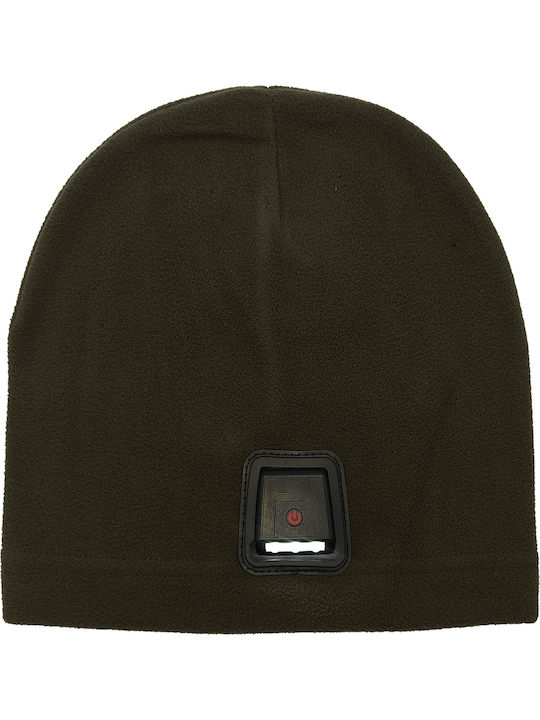 Beanie Unisex Fleece Beanie Knitted in Green color