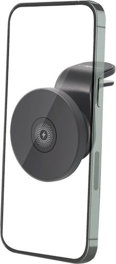 Esperanza Car Mobile Mount with Magnet and Wireless Charging Black