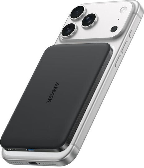 Anker Nano MagSafe Power Bank 5000mAh 15W cu Port USB-C Power Delivery Negru