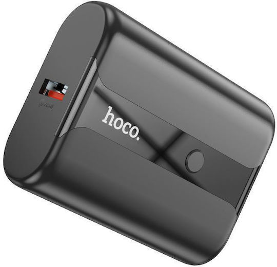 Hoco Q3 Pro Baterie Externă 10000mAh 22.5W cu Port USB-C Power Delivery Încărcare Rapidă Neagră