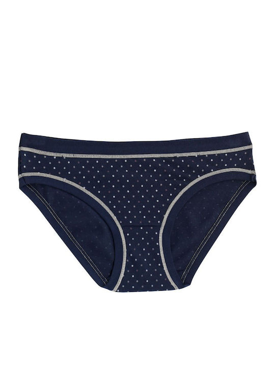 Βαμβακερά Damen Slip 3Pack Blue-beige-white