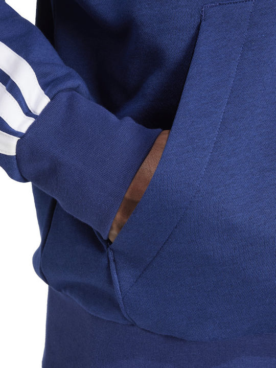 Essentials 3-Stripes Sweatshirt Für Herren Mit Kapuze In Blau
