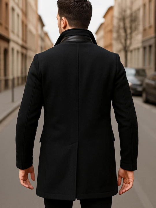Herren Mantel Black