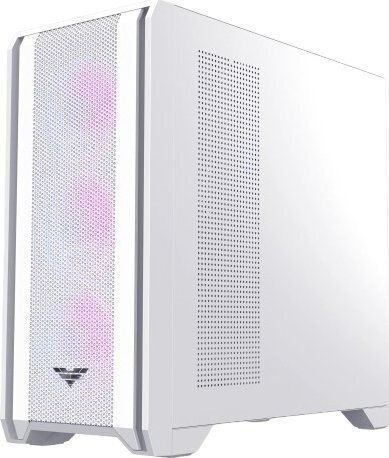 Preyon Nest Windy+ Gaming Midi-Turm Computergehäuse mit Seitenfenster Weiß