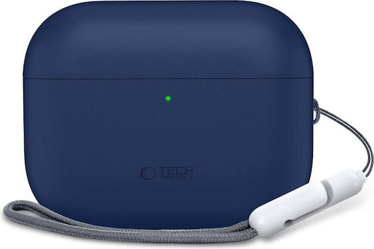 Tech-Protect Silicone Hülle Silikon in Marineblau Farbe für Apple AirPods Pro 3