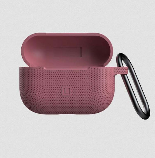 UAG [U] Dot Husă cu cârlig Dusty Rose pentru Apple AirPods 3
