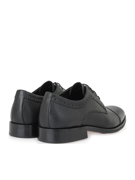 Δερμάτινα Ανδρικά Oxfords Μαύρα