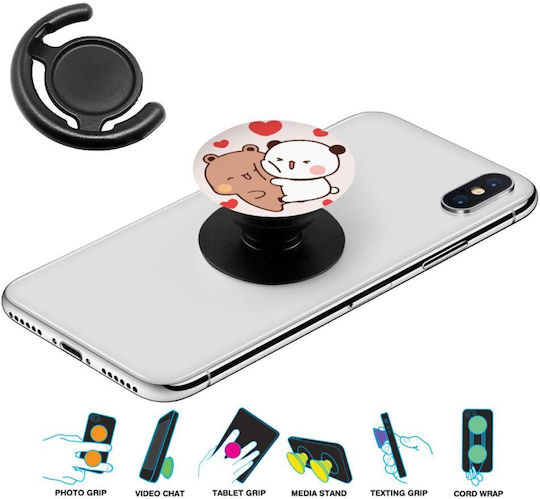 Bubu & Dudu Phone Holders Stand Black Mobile Phone Support Base In Hand