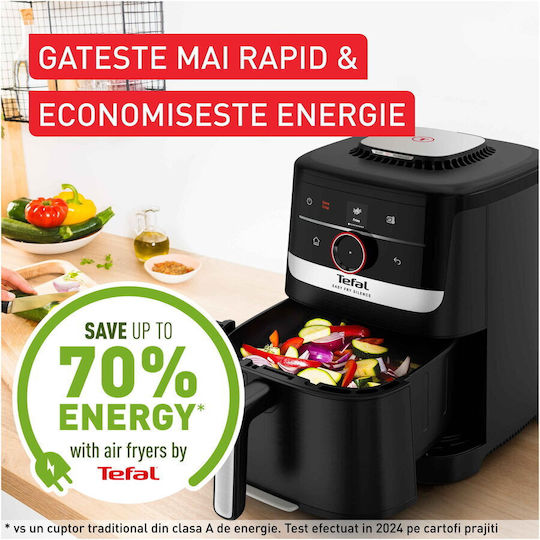 Tefal Easy Fry Air Fryer 5lt Ασημί