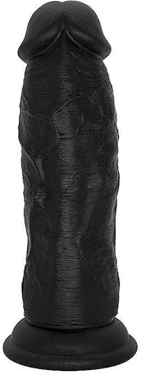 Stallion Midi Thick Ρεαλιστικό Dildo με Βεντούζα Μαύρο SMD-NSMT-17BK