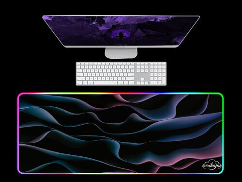 XXL Großes Gaming Mauspad XXL (800mm) mit RGB-Beleuchtung über USB EvDi-MP8030