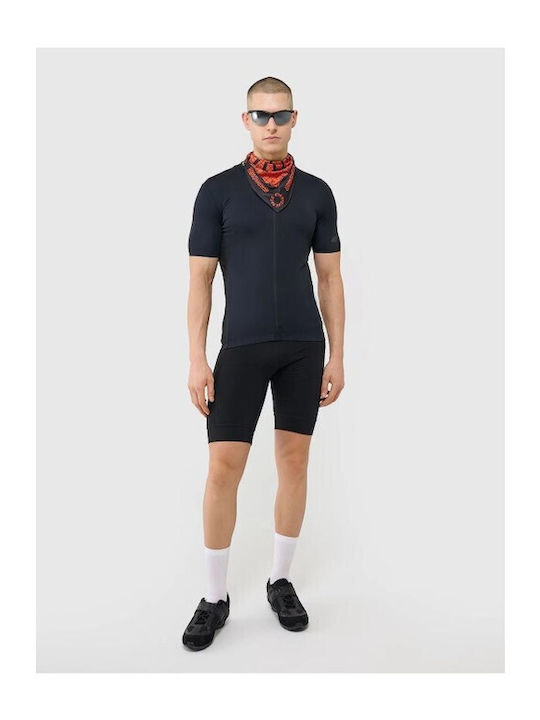 4F Cycling Men's Short Sleeve Road Bike Jersey Black