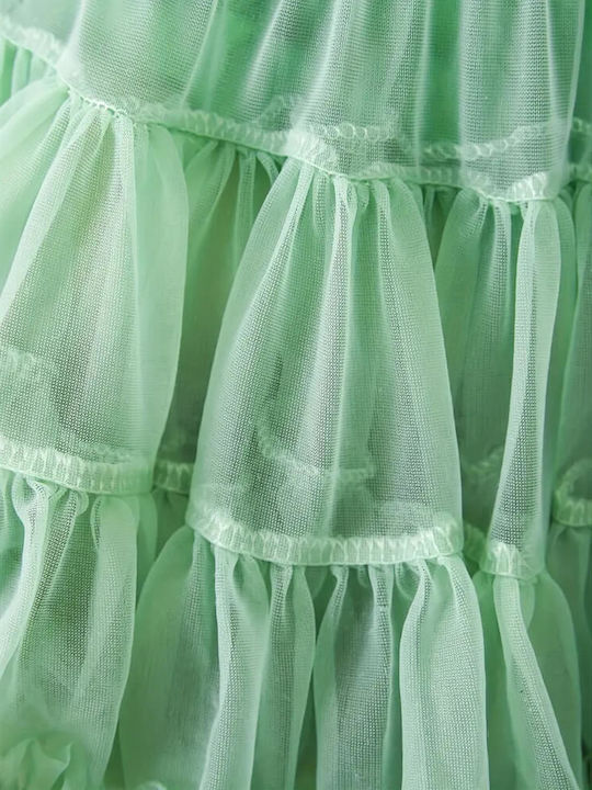 Fustă Pentru Copii Tulle Tulle Verde