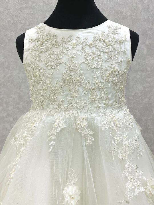 Children's Dress Tulle Ivory Coast