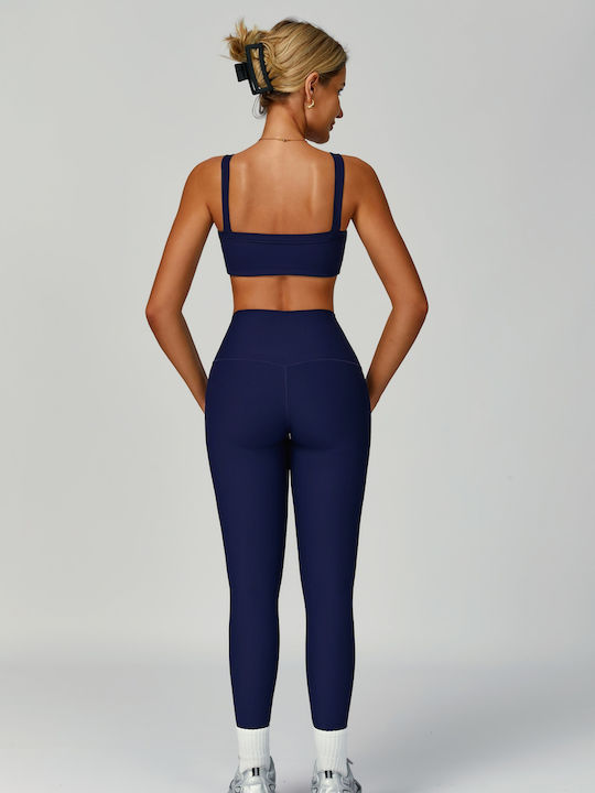 Instruire Set de femei cu Colanti Navy