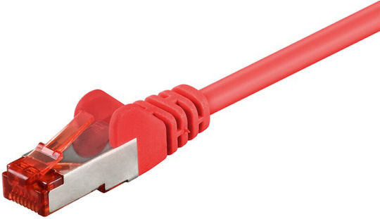 Goobay S/FTP Kat.6 Ethernet Netzwerkkabel 0.15m Rotes