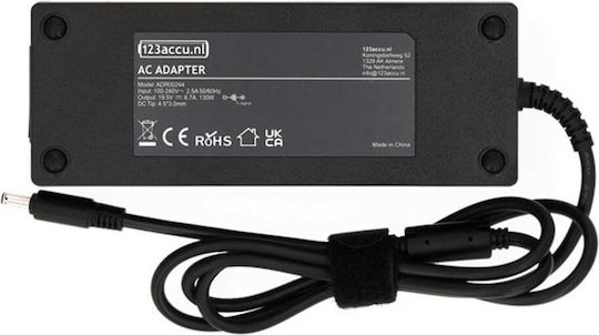 CoreParts Laptop-Ladegerät 130W 19.5V 6.67A für Dell mit abnehmbarem Netzkabel
