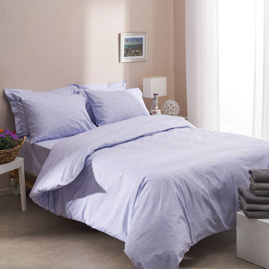 Charalambidis Textiles Set Queen 4pcs 220x260cm Salonica Dots Lilac Charalambidis Textiles Set Queen 4pcs 220x260cm Salonica Dots Lilac