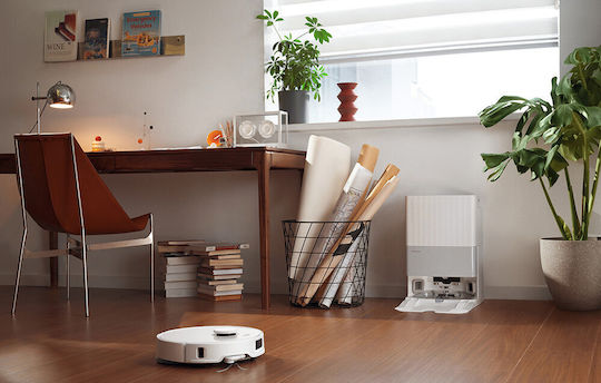 Roborock Qrevo Edge 5V1 Roboter-Staubsauger mit Laser-Kartierung und Saugkraft 18500Pa Weiße