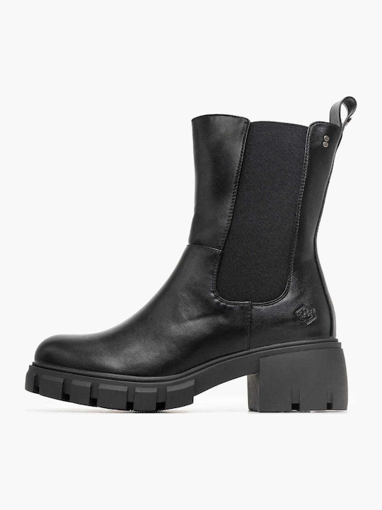 Main Rosita Leather Women's Ankle Boots Black