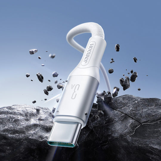 Joyroom Series USB 2.0 Cable USB-C male - USB-A 30W PD Λευκό 2m
