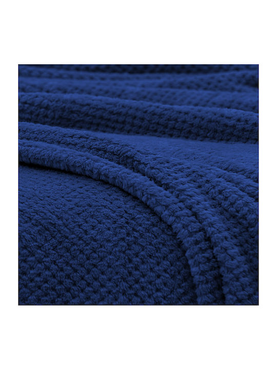 Lino Home Napnest Κουβέρτα Fleece Υπέρδιπλη 220x240εκ. Μπλε