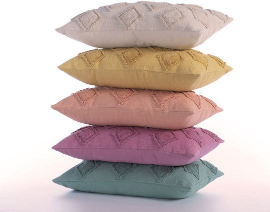 Nef-Nef Homeware Възглавница за диван Josh от 100% памук Жълта 33x55см