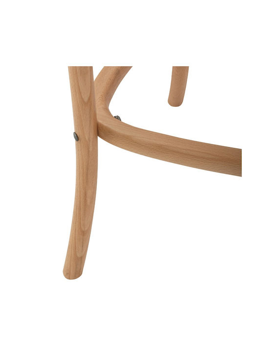 Hocker Bar mit Rückenlehne Hölzernes Gioliana Beech Natural 46x46x109cm