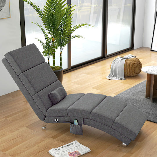 Relax Massage Gray Armchair 56x168x84cm
