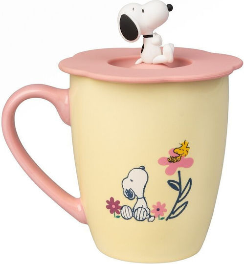 Grupo Erik Ceramic Mug With Lid 350ml