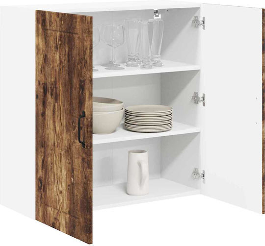 Cabinet Wall Black 80x31x80cm