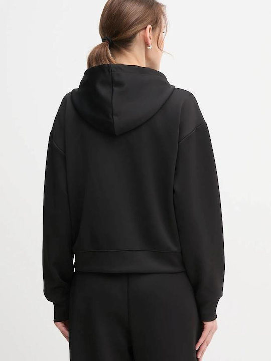 DKNY Hooded Cardigan Black