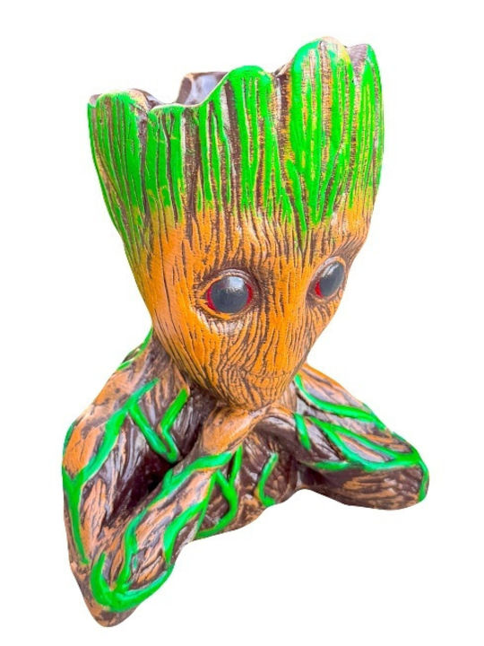 Dekorativer Pflanzentopf Groot Grün 22cm
