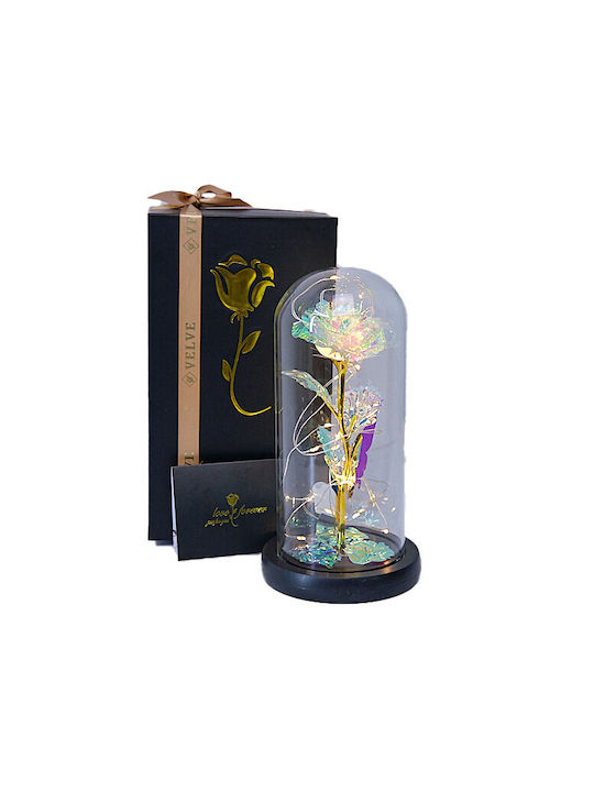 Velve Lustră Decorativă Floare Roz
